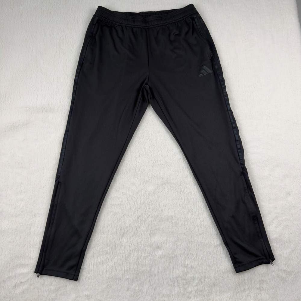 Adidas Aeroready Mens Track Pants Black Tapered Joggers Size L